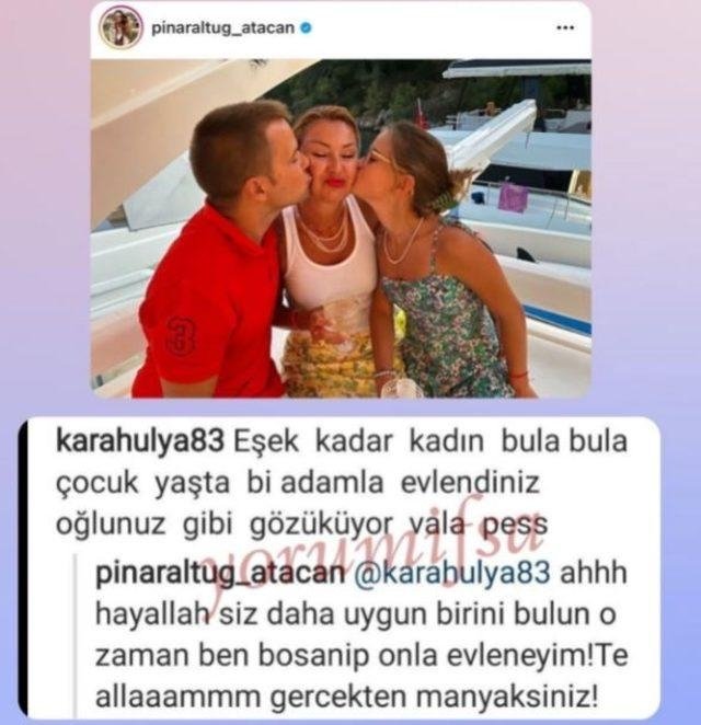 Pınar Altuğ takipçisinin yorumuna açtı ağzını yumdu gözünü!