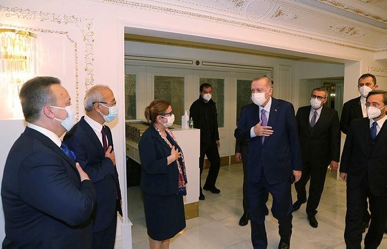 Başkan Erdoğan Türkiye İhracatçılar Meclis TİM heyetini kabul etti