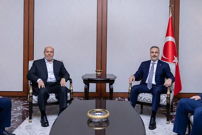 Bakan Fidan, Hamas heyetini kabul etti
