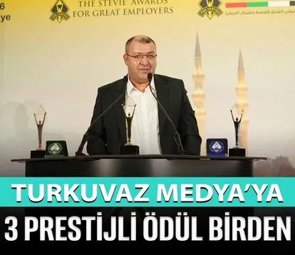 Turkuvaz Medya’ya 3 prestijli ödül birden
