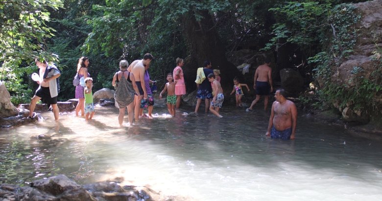 Muğla’daki gizli hazine Turgut Şelalesi’ne ziyaretçi akını