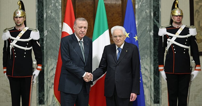 Başkan Erdoğan, İtalya Cumhurbaşkanı Mattarella ile görüştü