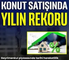 Konut satışında yılın rekoru