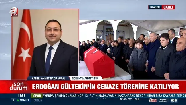 Son dakika: Dündar Ziya Gültekin’e son veda! Cenaze törenine Başkan Recep Tayyip Erdoğan da katıldı