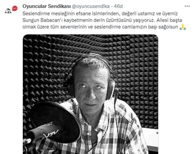 Hollywood yıldızlarının Türkiye’deki sesi Sungun Babacan yaşamını yitirdi