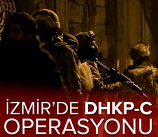 İzmir’de terör örgütü DHKP-C’ye operasyon