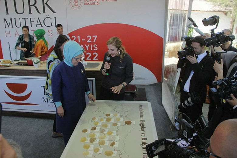 Emine Erdoğan, Türk mutfağı atölyesine katıldı