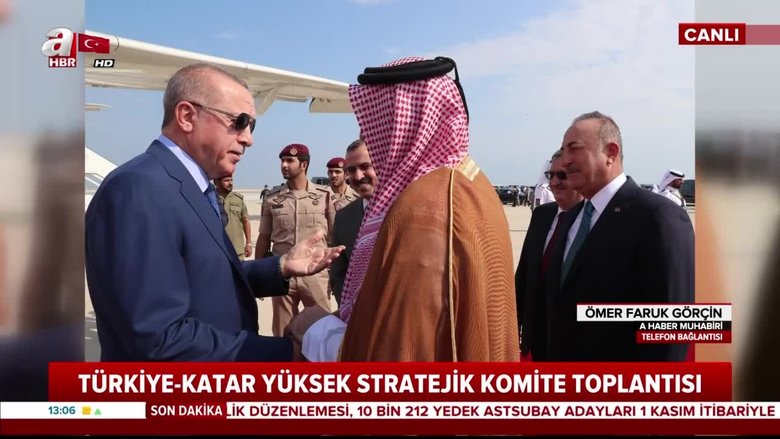 Başkan Erdoğan, Katar Emiri Şeyh Temim Bin Hamed Al Sani ile görüştü