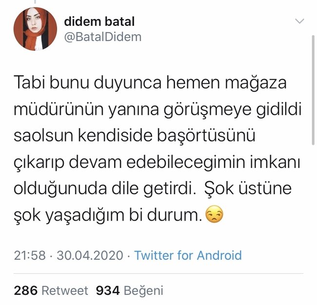 Macro Center’dan skandal uygulama! Baş örtülü diye işten çıkarıldı