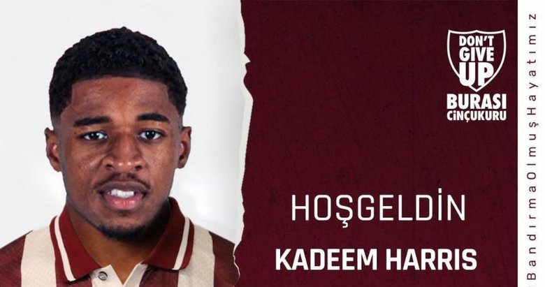 Bandırmaspor’dan kadrosuna takviye! Kadeem Harris transfer edildi