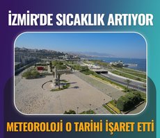 Meteoroloji o tarihi işaret etti! İzmir’de sıcaklık artıyor