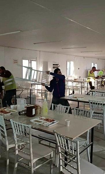 İzmir’de işçilerin kavgasında sandalyeler havada uçuştu! Her şey WhatsApp grubundaki şakalaşmayla başladı