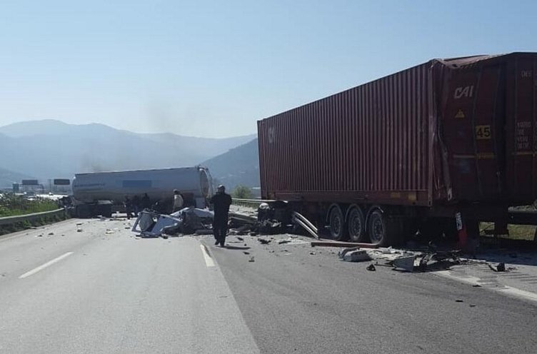 İzmir-Aydın Otoyolu’nda korkutan kaza