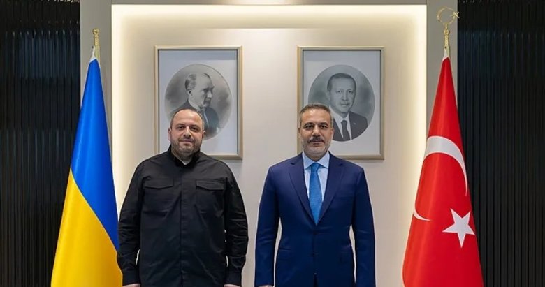 Bakan Fidan, Ukrayna Milli Güvenlik ve Savunma Konseyi Sekreteri ile görüştü