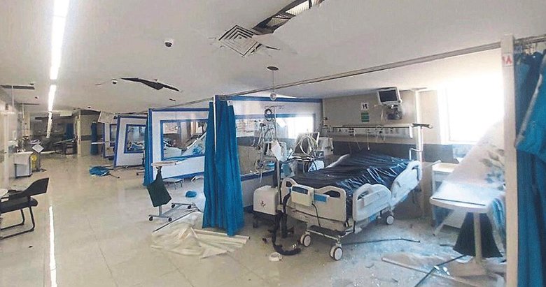 İsrail’den alçak saldırı! Siyonistler hastane ve ambulansları vurdu