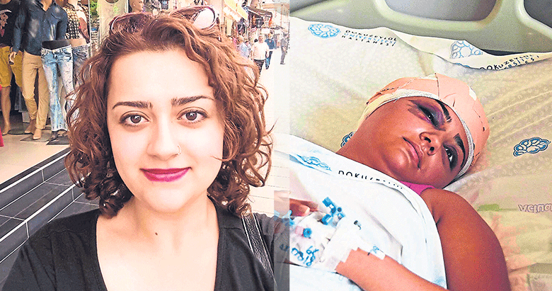 Kaldırım taşı silah sayıldı