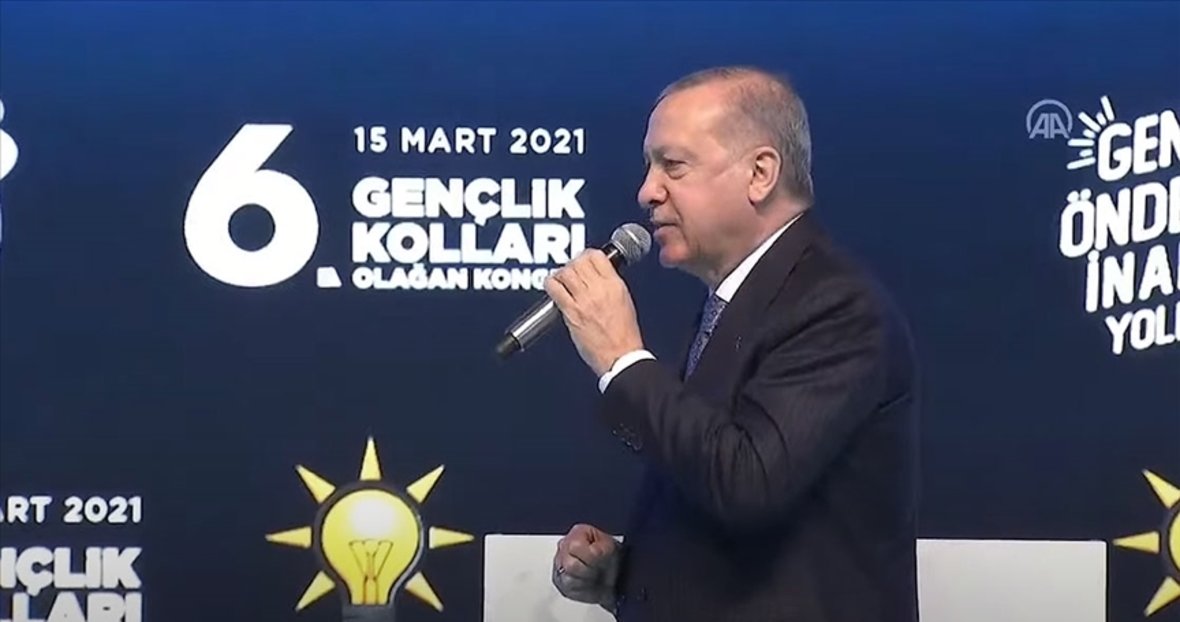 baskan erdogan dan ak parti genclik kollari 6 olagan kongresi nde onemli aciklamalar gundem haberleri