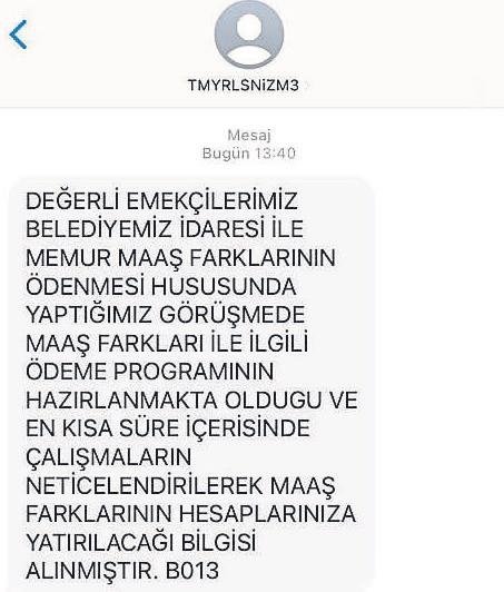 İzmir Büyükşehir’de 3 bin 672 memurun maaş farkı yatmadı