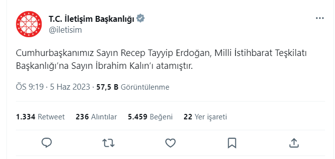 Yeni MİT Başkanı açıklandı