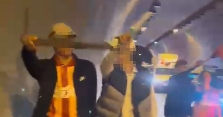 Döner bıçağıyla şampiyonluk kutlayan 2 şüpheli serbest