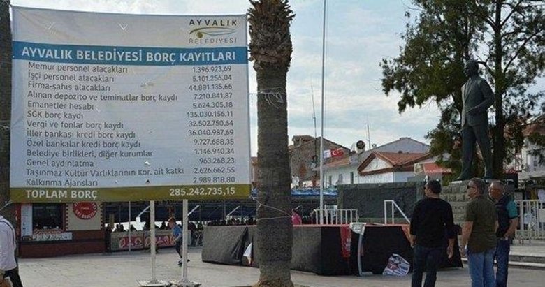 CHP’li Ayvalık Belediyesi 300 milyon TL’lik enkaz bıraktı