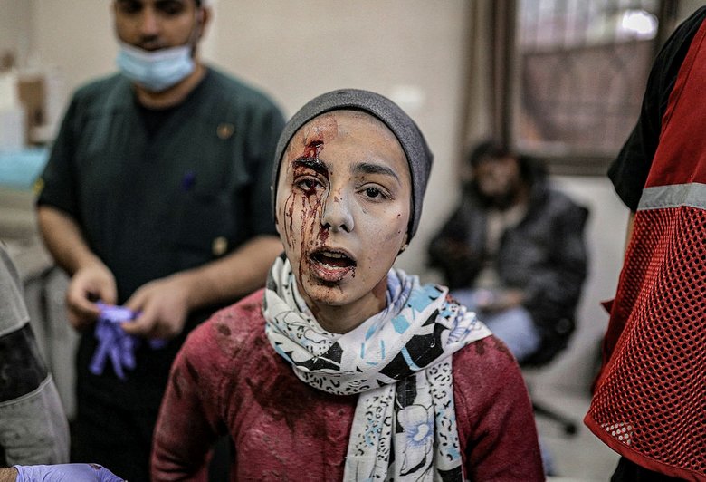 14 bin Filistinlinin sığındığı Kızılay merkezini vurdular