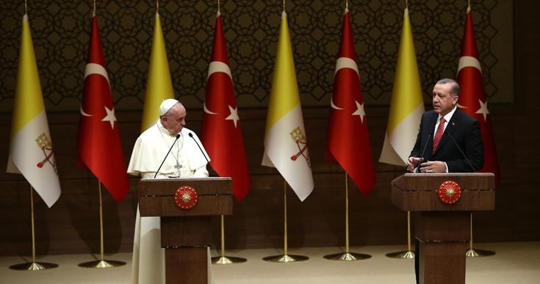 Başkan Erdoğan’dan, Katoliklerin ruhani lideri Papa Franciscus’a Filistin mektubu