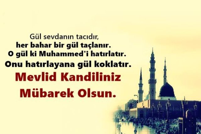 Mevlid Kandili mesajları! Resimli Mevlid Kandili mesajları...