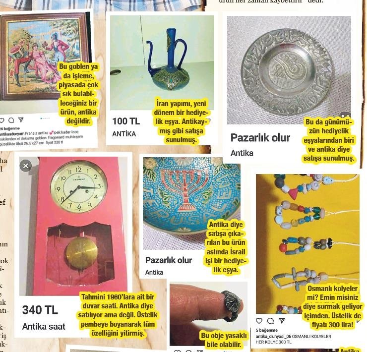 Antik değil dandik!