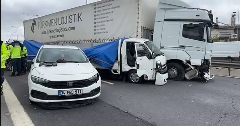 TEM Otoyolu’nda zincirleme trafik kazası!