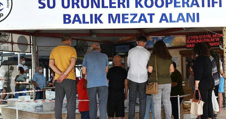 Balık mezatlarına ilgi büyük