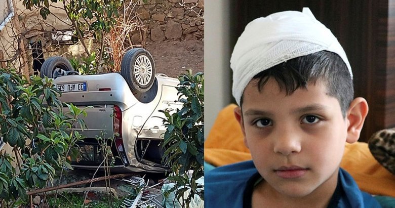 İzmir’de apartmanın bahçesine düşen otomobilin altından çıkarılan çocuk o anları unutamıyor