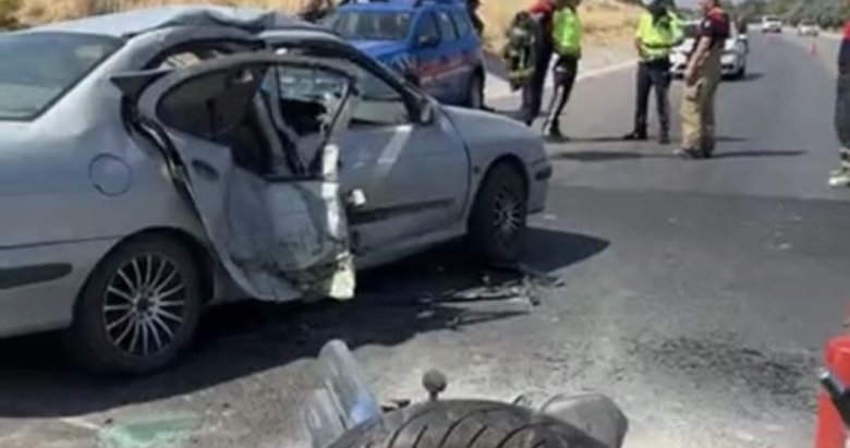 Çanakkale’de otomobil ile motosiklet çarpıştı: 6 yaralı