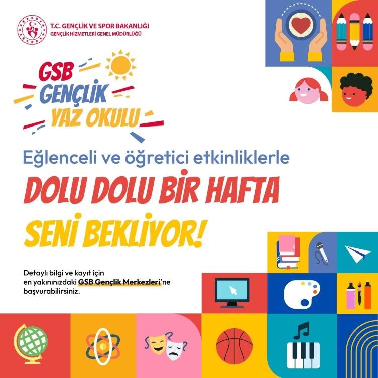 Bakan Bak’tan Gençlik Yaz Okulları müjdesi: 1 Temmuz’da başlıyor