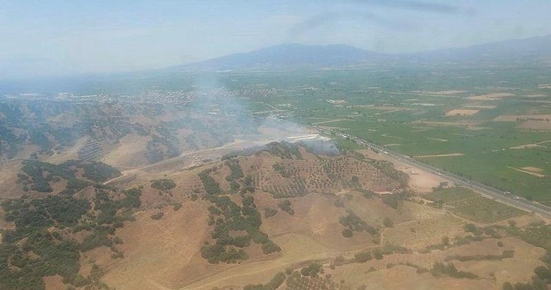 Manisa’da ormanlık alandaki yangın kontrol altına alındı