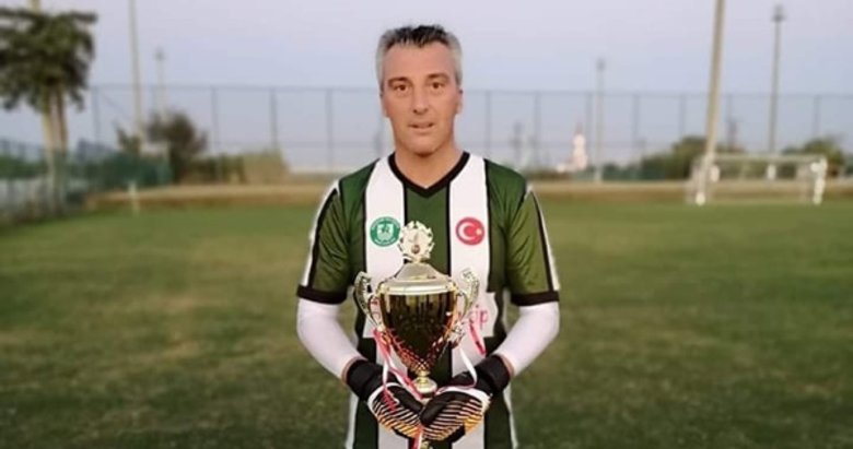 Futbol sahasında kahreden ölüm