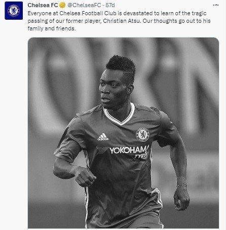 Christian Atsu için taziye mesajları yayımlanıyor