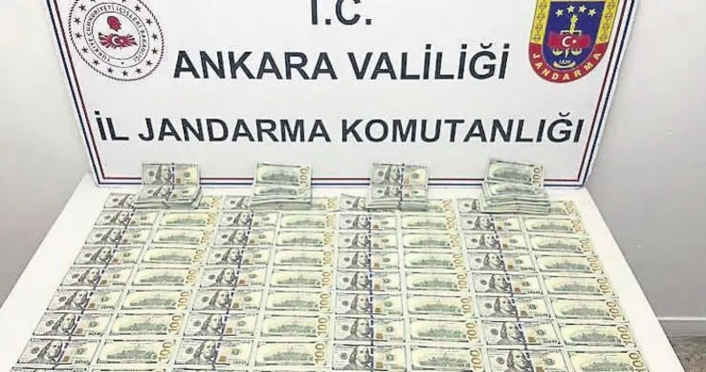 Ankara’daki operasyonda sahte 80 bin dolar ele geçirildi