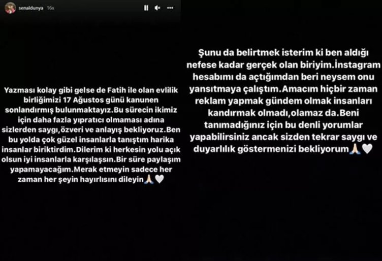 Fatih Yasin ve Sena Güzeldağ çiftinden kötü haber!