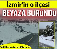 İzmir beyaza büründü! Ekipler seferber oldu