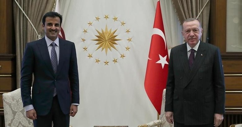 Başkan Erdoğan, Katar Emiri Al Sani ile görüştü