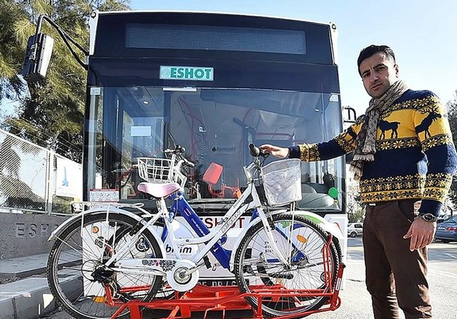 Izmir De Bisikletli Otobus Yolculugu Donemi Kent Haberleri Haberleri