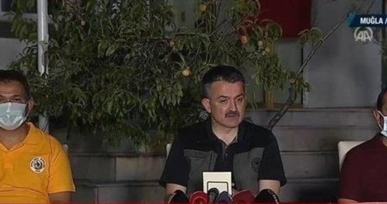 Tarım ve Orman Bakanı Bekir Pakdemirli’den flaş açıklamalar! İşte orman yangınlarında son durum!