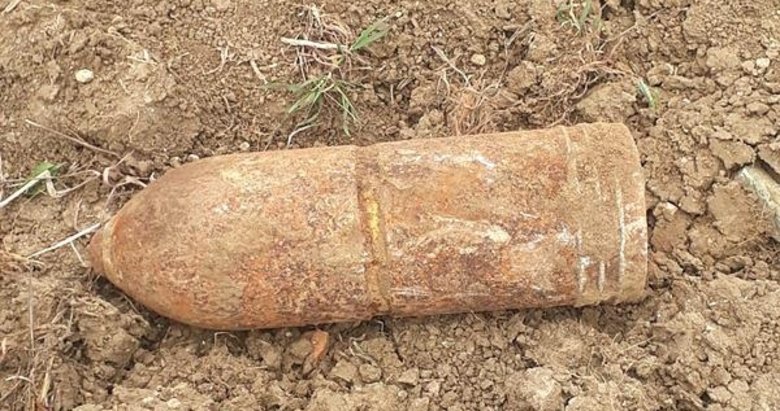 Çanakkale’de patlamamış top mermisi imha edildi