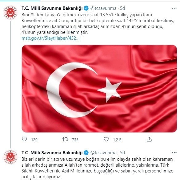 SON DAKİKA: Bitlis’te askeri helikopter düştü: 11 şehit