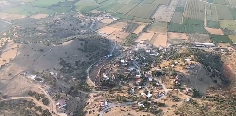 Aydın Çine’de çıkan yangın büyümeden söndürüldü