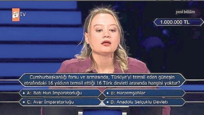 atv’de 1 milyon heyecanı
