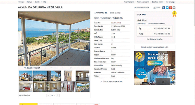 Tunç Soyer’den kelepir Eşek Adası