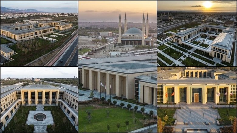 KKTC Cumhurbaşkanlığı Yerleşkesi’nin ikinci etabının inşası hızla sürüyor