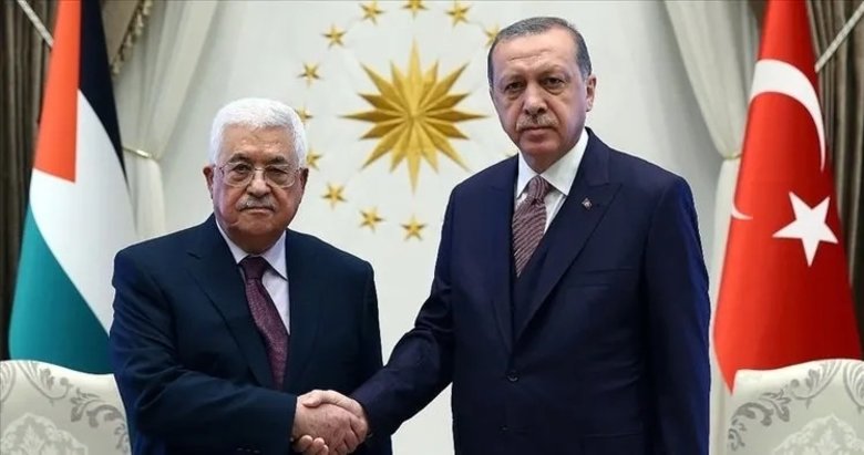 SON DAKİKA | Başkan Erdoğan, Mahmud Abbas ile görüştü